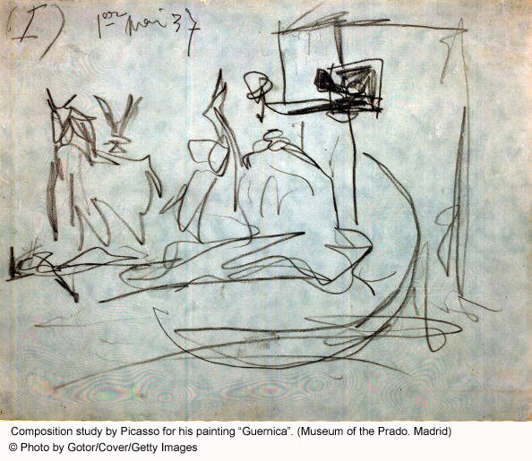 Picasso-Guernica-Study-b919 | janeadamsart
