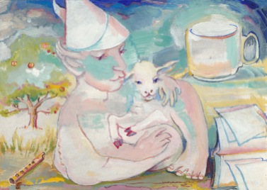 painting of Fool & Lamb 1988