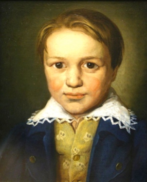 Beethoven age 13 by an unknown artist - discovered in 1972