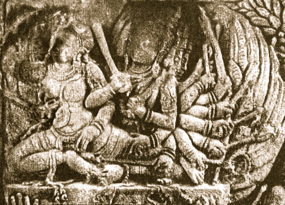 Visual reference - Ravana king of Asuras abducts Sita